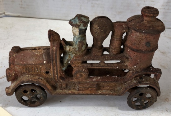 Cast Iron Fire Truck