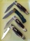 4 Assorted Schrade Folding Knives All Made in USA