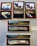 Collectable Wildlife Scene Folding Pocket Knives