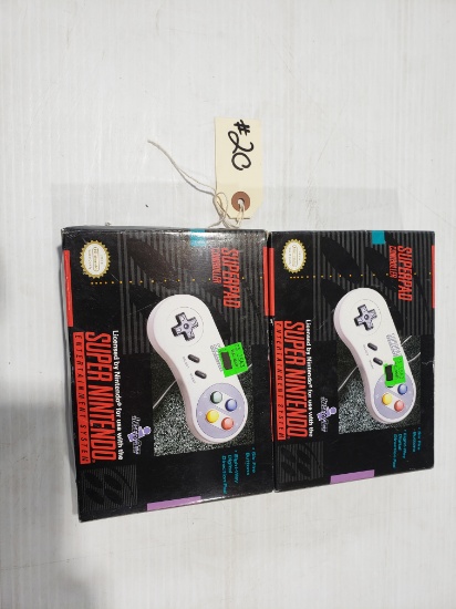 Lot of (2) SNES Controllers NIB