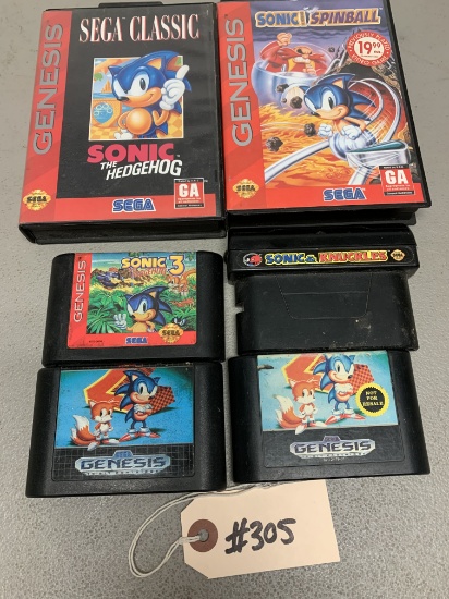 (6) Sonic Games (Sega Genesis)