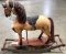 Vintage Wooden Rocking Horse