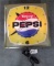 Vintage Glass Front Pepsi Clock