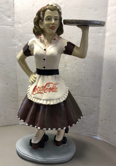 Antique Coca-Cola Drive-In Diner Waitress Display