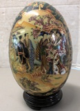 Large Japanese Motif Egg Decor