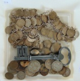 Coin Necklace & Bracelet, Vietnamese Coins