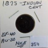 1875 Indian Cent