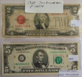 U.S. $2 Note & $5 Note