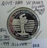 2019 NRA Veterans 1-Troy Oz. Silver