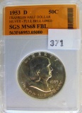 1953-D Franklin Half Dollar