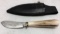 Kelgin Knife with Stag Handle & Leather Sheath