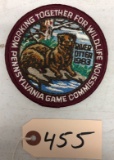 1983 River Otter Game Commission Badge