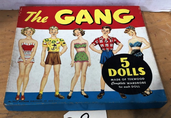 1950's "The Gang" Paper Doll Set
