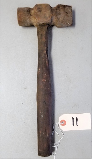 Early Unmarked Straight Pein Hammer