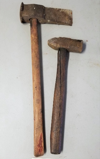 Early Hot / Cold Chisel & Cross Pein Hammer