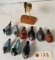 9 Miniature Jett Brunett Ducks Unlimited Decoys