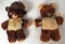 Pr of Early Cubbi Gund Teddy Bears