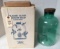 Green Glass Kirby Minnow Trap