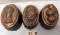 3 Tin Chocolate Molds