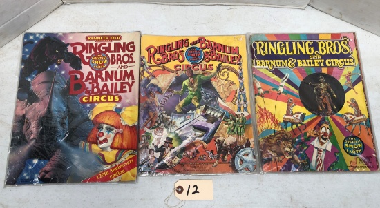 3 Ringling Bros Program