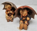 Pr of Boy & Girl Hummel Figurines