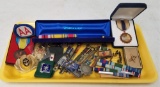 Assortment of War Badges, Medals & Pins