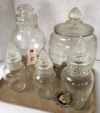 Lot of 5 Apothecary Type Bottles