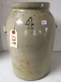 Early # 4 Crock with Handle
