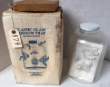 Clear Glass Kirby Minnow Trap