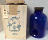 Blue Glass Kirby Minnow Trap