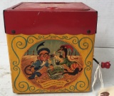 Early Hand Crank Jack-in-the-Box Toy
