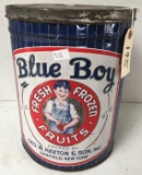 Blue Boy 30lb Fruit Tin