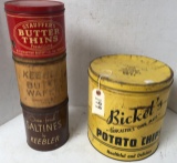 4 Food Tins