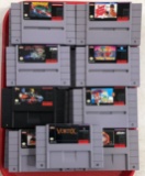 (12) Assorted SNES Games