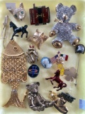 PINS, PENDANTS, CHARMS