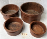 Wooden Nesting Bowls