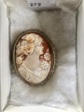 CAMEO, IN 14K PIN