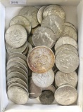 SILVER CLAD HALVES, ETC.