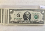 26 CONSECUTIVE 1976 $2 NOTES, UNC