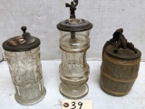3 Beer Steins