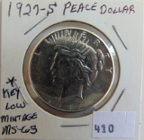 PEACE DOLLAR