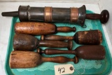 6 Wooden Pestles