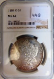 1884-D MORGAN DOLLAND