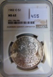 1902-D MORGAN DOLLAR