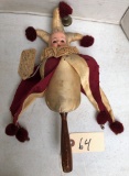 Poupard Pin Cushion Clown Doll