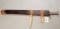 Unmarked Handmade Sword with Wooden Handle
