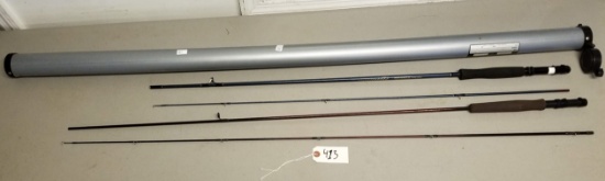 Buccaneer and South Bend Fly Rods in Case
