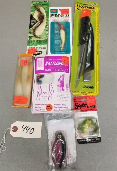New Fishing Lures and New Floatable Filet Knife