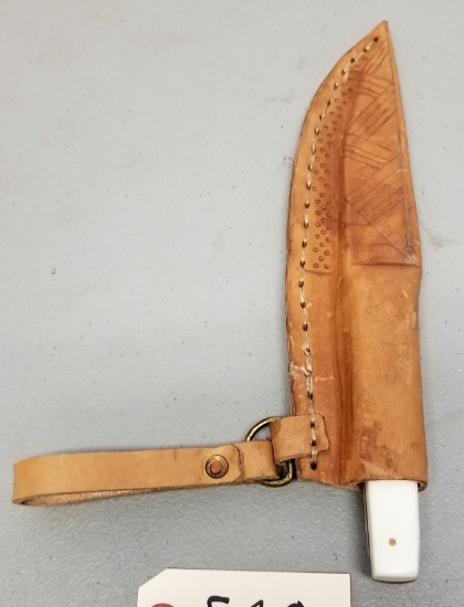 Unmarked Custom Damascus Steel Knife