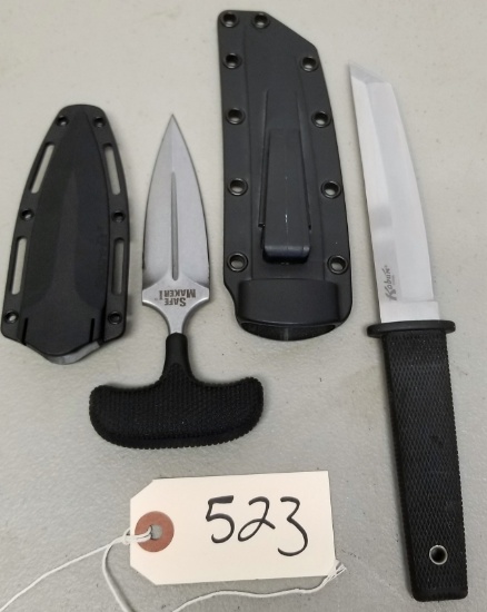 Safe Maker I and Kobun Fixed Blade Knives